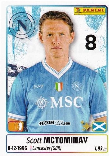 Figurina Scott McTominay - Calciatori 2025-2026 n. 344 - Panini