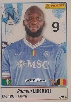 Cromo Romelu Lukaku - Calciatori 2025-2026 n. 346 - Panini