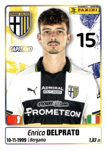 Sticker Enrico Delprato - Calciatori 2025-2026 n. 358 - Panini