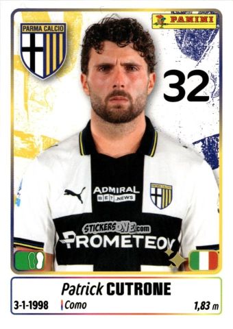 Figurina Patrick Cutrone - Calciatori 2025-2026 n. 370 - Panini