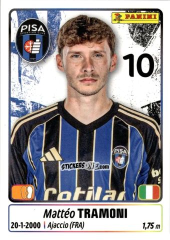Cromo Matteo Tramoni - Calciatori 2025-2026 n. 387 - Panini