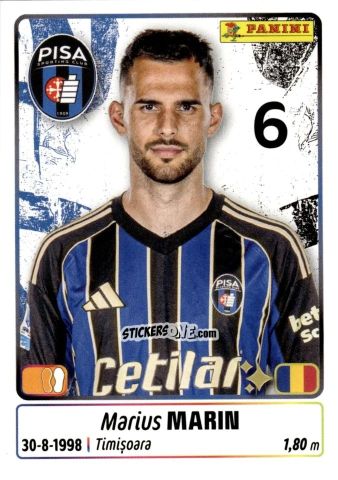 Figurina Marius Marin - Calciatori 2025-2026 n. 389 - Panini