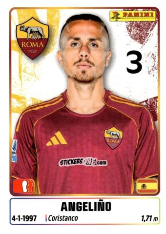 Cromo Angelino - Calciatori 2025-2026 n. 401 - Panini