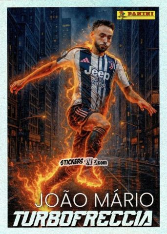 Cromo Joao Mario (Juventus) - Calciatori 2025-2026 n. 500 - Panini