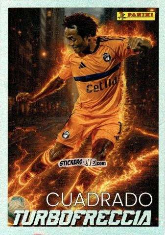Sticker Juan Cuadrado (Pisa) - Calciatori 2025-2026 n. 504 - Panini