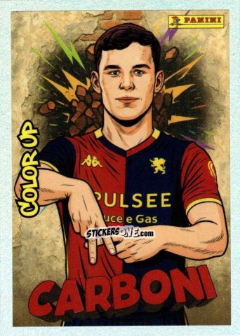 Cromo Valentin Carboni (Genoa) - Calciatori 2025-2026 n. 509 - Panini