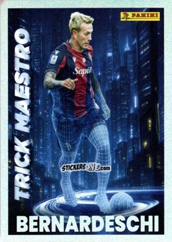 Sticker Federico Bernardeschi (Bologna) - Calciatori 2025-2026 n. 521 - Panini