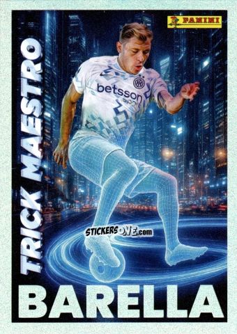 Figurina Nicolo' Barella (Inter) - Calciatori 2025-2026 n. 524 - Panini