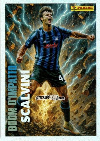 Cromo Giorgio Scalvini (Atalanta) - Calciatori 2025-2026 n. 530 - Panini