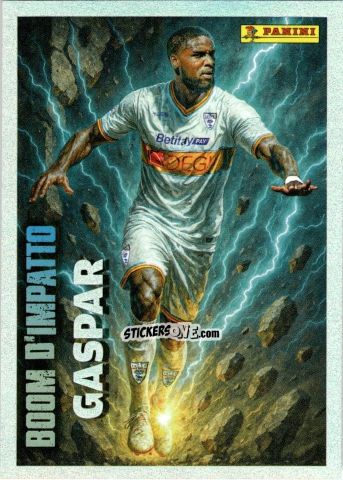 Sticker Kialonda Gaspar (Lecce) - Calciatori 2025-2026 n. 535 - Panini