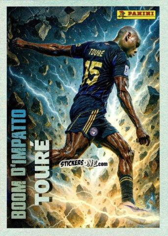 Figurina Idrissa Toure' (Pisa) - Calciatori 2025-2026 n. 537 - Panini