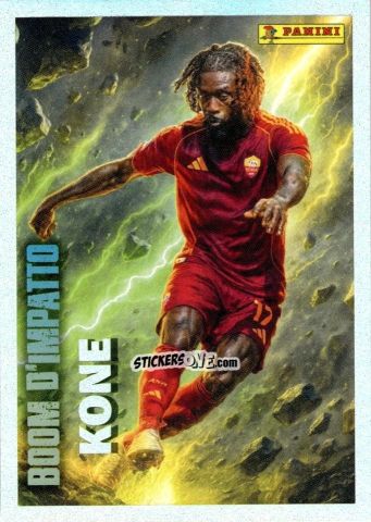 Figurina Manu Kone' (Roma) - Calciatori 2025-2026 n. 538 - Panini