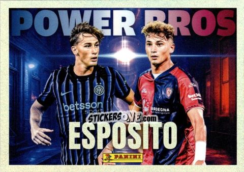 Sticker Pio Esposito (Inter) / Sebastiano Esposito (Cagliari) - Calciatori 2025-2026 n. 540 - Panini