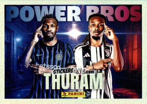 Figurina Marcus Thuram (Inter) / Khephren Thuram (Juventus) - Calciatori 2025-2026 n. 541 - Panini