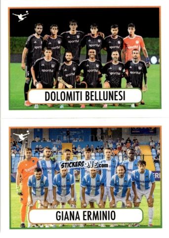 Cromo Dolomiti / Giana Erminio (Squadra) - Calciatori 2025-2026 n. 578 - Panini