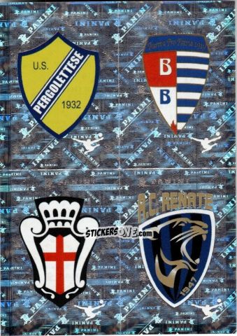 Figurina Pergolettese / Pro Patria / Pro Vercelli / Renate (Scudetto) - Calciatori 2025-2026 n. 583 - Panini