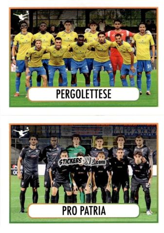 Figurina Pergolettese / Pro Patria (Squadra) - Calciatori 2025-2026 n. 584 - Panini