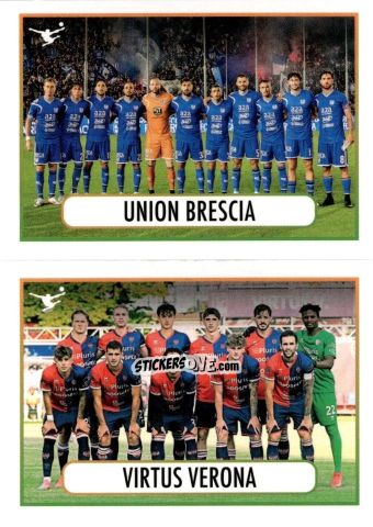 Figurina Union Brescia / Virtus Veron (Squadra) - Calciatori 2025-2026 n. 588 - Panini