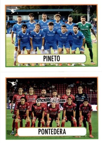 Cromo Pineto / Pontedera (Squadra) - Calciatori 2025-2026 n. 599 - Panini