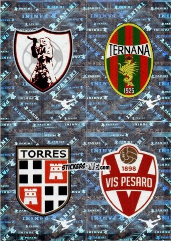 Figurina Sambenedettese / Ternana / Torres / Vis Pesaro (Scudetto) - Calciatori 2025-2026 n. 601 - Panini