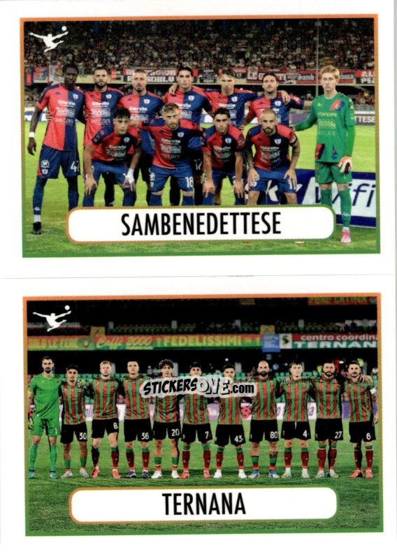 Figurina Sambenedettese / Ternana (Squadra) - Calciatori 2025-2026 n. 602 - Panini