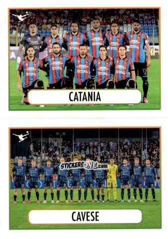 Figurina Catania / Cavese (Squadra) - Calciatori 2025-2026 n. 609 - Panini