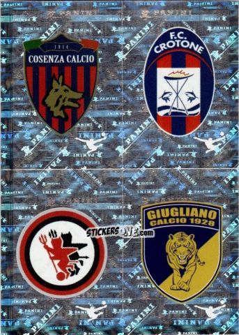 Figurina Cosenza / Crotone / Foggia / Giugliano (Scudetto) - Calciatori 2025-2026 n. 610 - Panini