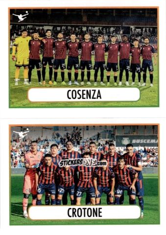 Figurina Cosenza / Crotone (Squadra) - Calciatori 2025-2026 n. 611 - Panini