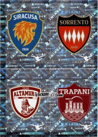 Figurina Siracusa / Sorrento / Altamura / Trapani (Scudetto) - Calciatori 2025-2026 n. 616 - Panini