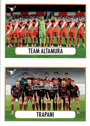 Figurina Altamura / Trapani (Squadra) - Calciatori 2025-2026 n. 618 - Panini