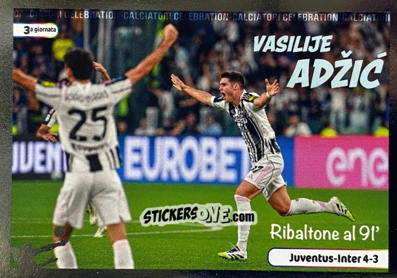 Sticker Vasilije Adzic - Calciatori 2025-2026 n. CEL11 - Panini