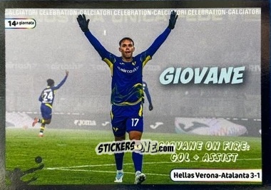 Sticker Giovane - Calciatori 2025-2026 n. CEL20 - Panini
