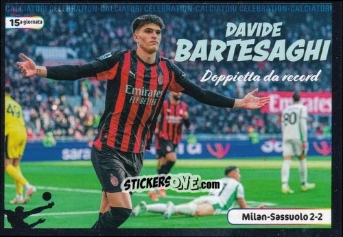 Sticker Davide Bartesaghi - Calciatori 2025-2026 n. CEL22 - Panini