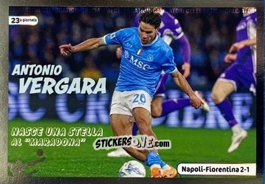 Sticker Antonio Vergara - Calciatori 2025-2026 n. CEL29 - Panini