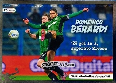 Figurina Domenico Berardi - Calciatori 2025-2026 n. CEL30 - Panini