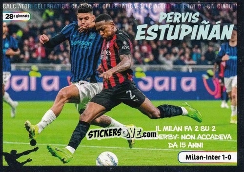 Cromo Pervis Estupiñán - Calciatori 2025-2026 n. CEL33 - Panini
