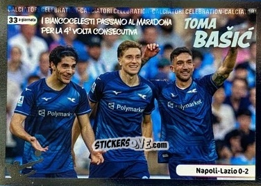 Figurina Toma Basic Esulta - Calciatori 2025-2026 n. CEL38 - Panini