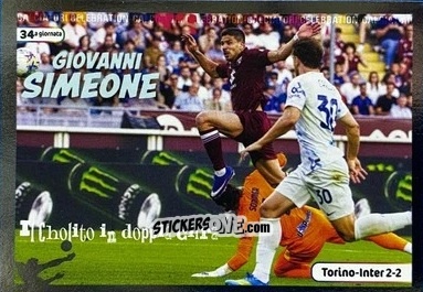 Sticker Giovanni Simeone - Calciatori 2025-2026 n. CEL39 - Panini