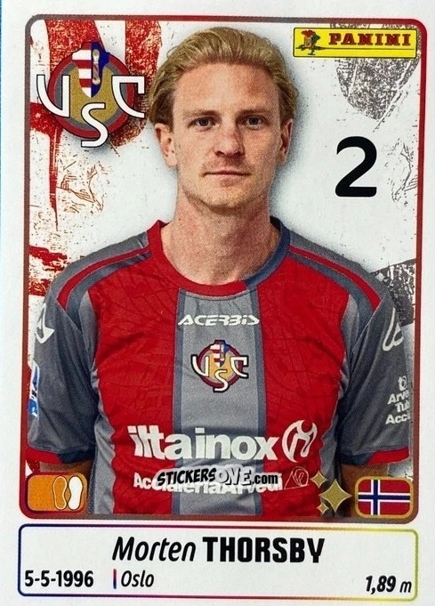 Cromo Morten Thorsby - Calciatori 2025-2026 n. UPG19 - Panini