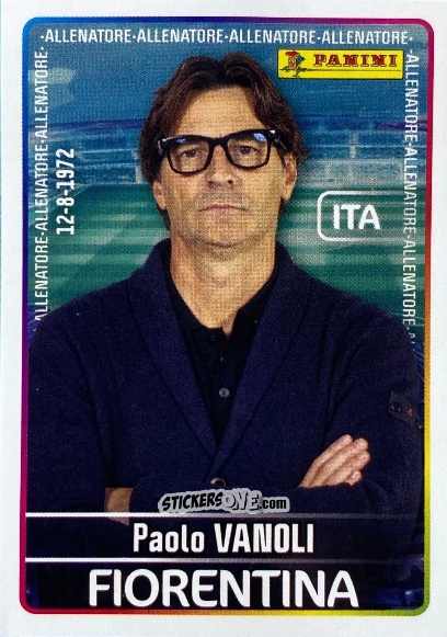 Figurina Paolo Vanoli - Calciatori 2025-2026 n. UPG24 - Panini