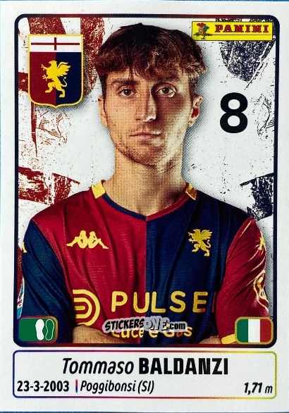Sticker Tommaso Baldanzi - Calciatori 2025-2026 n. UPG27 - Panini