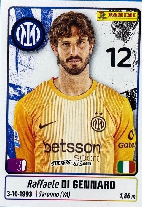 Cromo Raffaele Di Gennaro - Calciatori 2025-2026 n. UPG33 - Panini