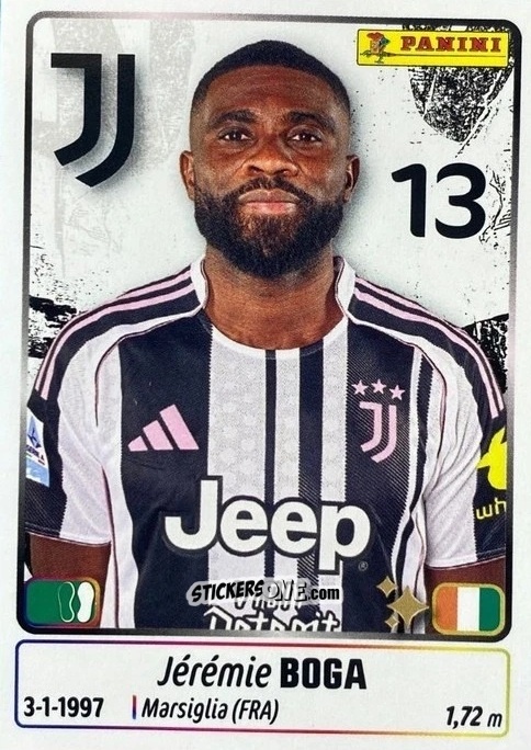 Figurina Jeremie Boga - Calciatori 2025-2026 n. UPG39 - Panini