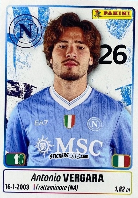 Sticker Antonio Vergara - Calciatori 2025-2026 n. UPG54 - Panini