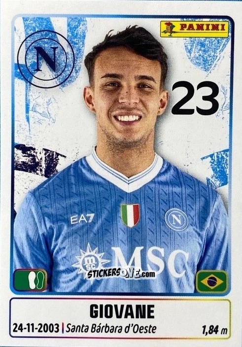 Sticker Giovane - Calciatori 2025-2026 n. UPG56 - Panini