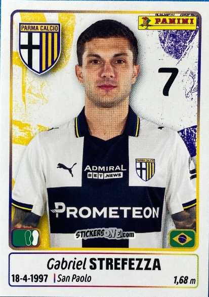 Sticker Gabriel Strefezza - Calciatori 2025-2026 n. UPG59 - Panini
