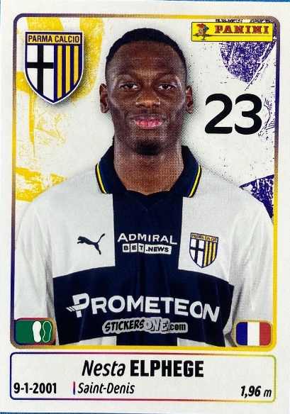Cromo Nesta Elphege - Calciatori 2025-2026 n. UPG60 - Panini