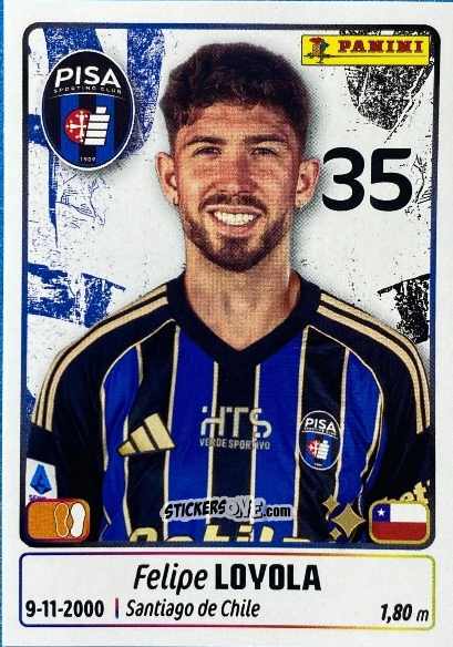 Cromo Felipe Loyola - Calciatori 2025-2026 n. UPG61 - Panini