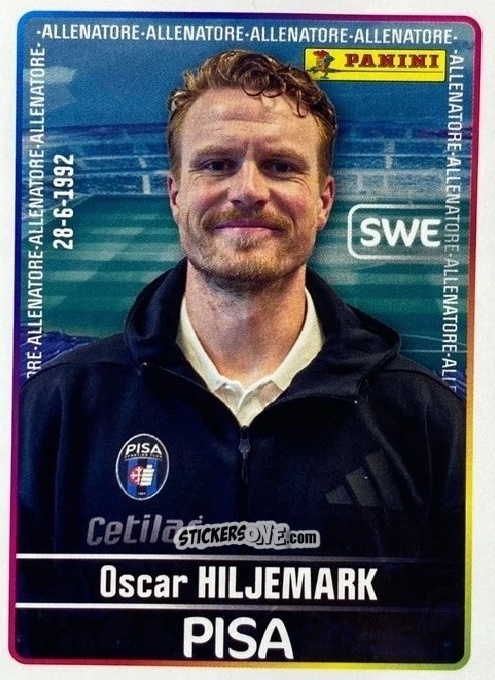 Figurina Oscar Hiljemark - Calciatori 2025-2026 n. UPG64 - Panini