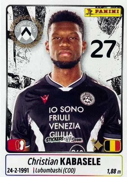 Sticker Christian Kabasele - Calciatori 2025-2026 n. UPG79 - Panini